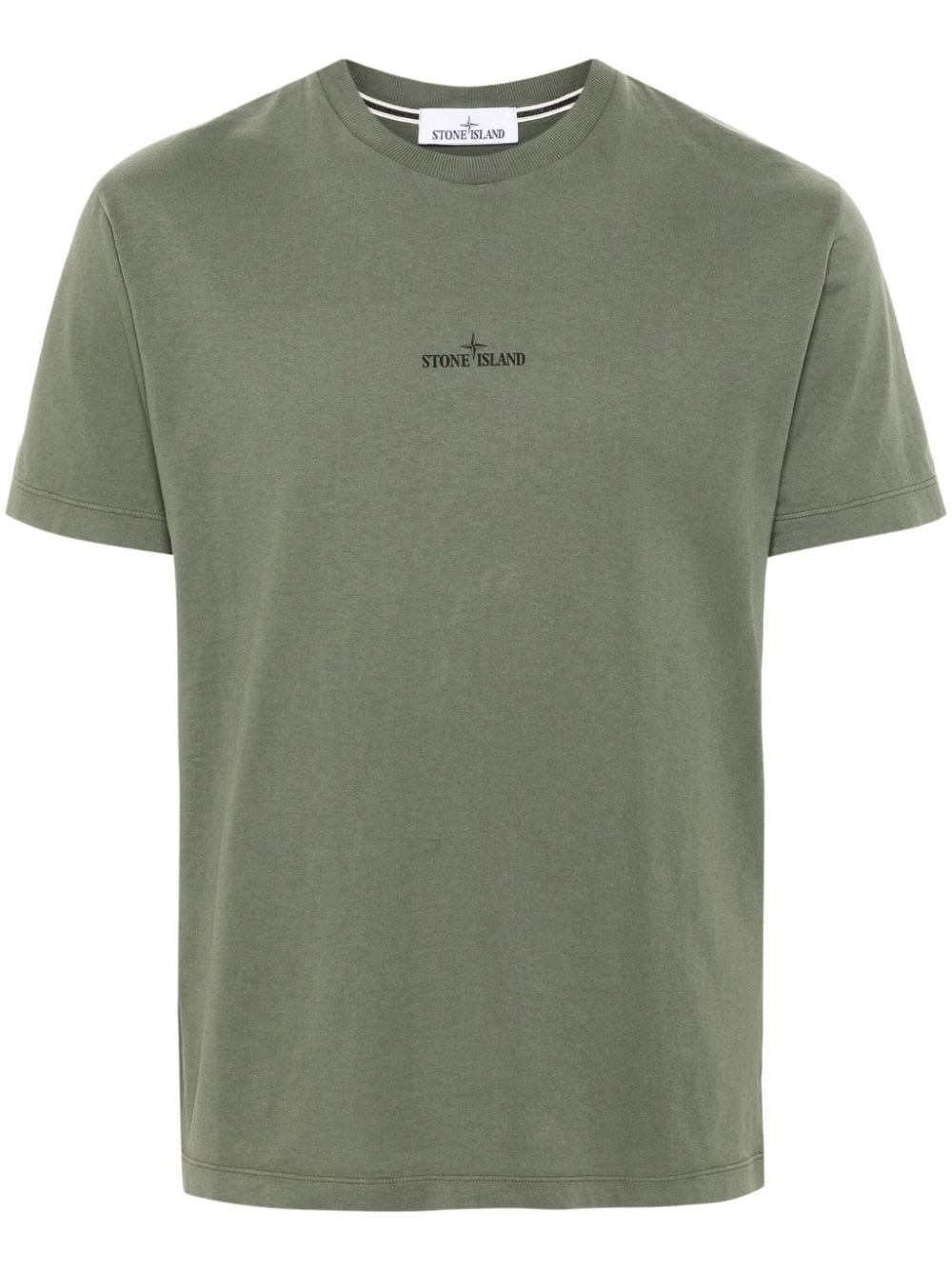 Stone Island T-shirt con motivo Compass - Verde