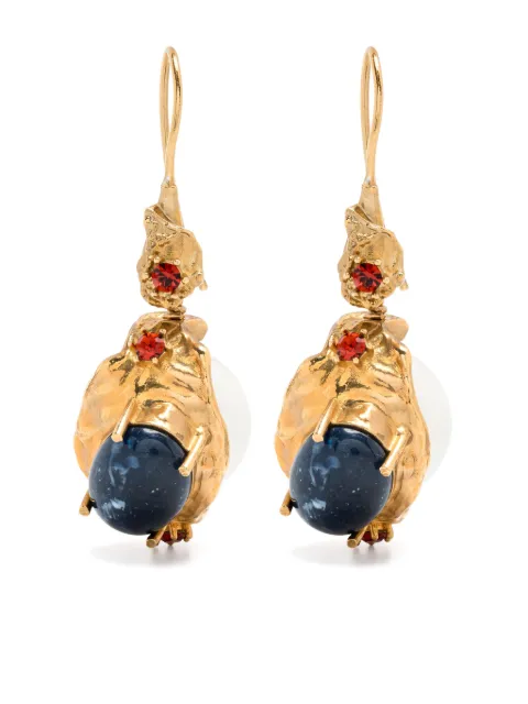 Marni pearl-detail drop earrings