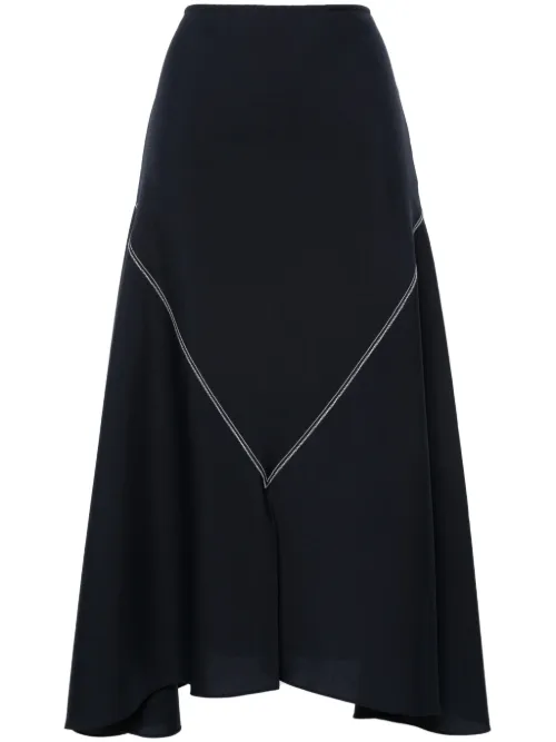 Jupe asymétrique à taille haute - Marni - Modalova
