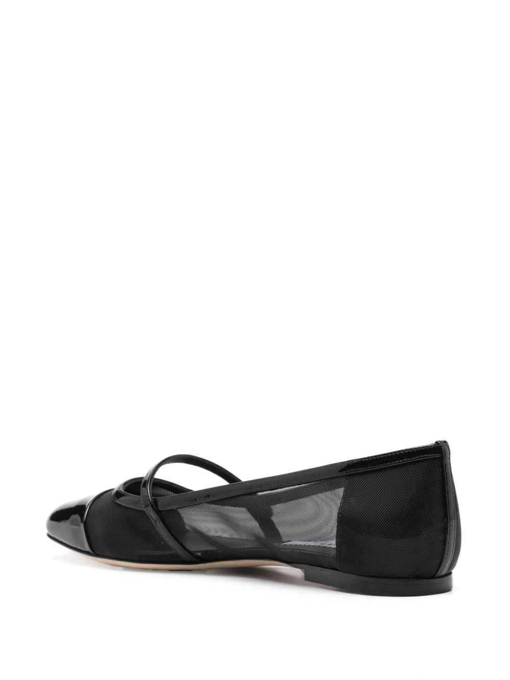 Shop Jimmy Choo Elisa Ballet Flats In Black