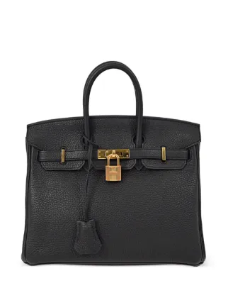 Hermes Pre Owned 2020 Birkin 25 Handbag Black FARFETCH IE