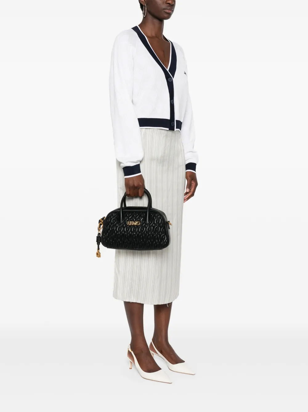 LIU JO Bowling medium shopper - Zwart