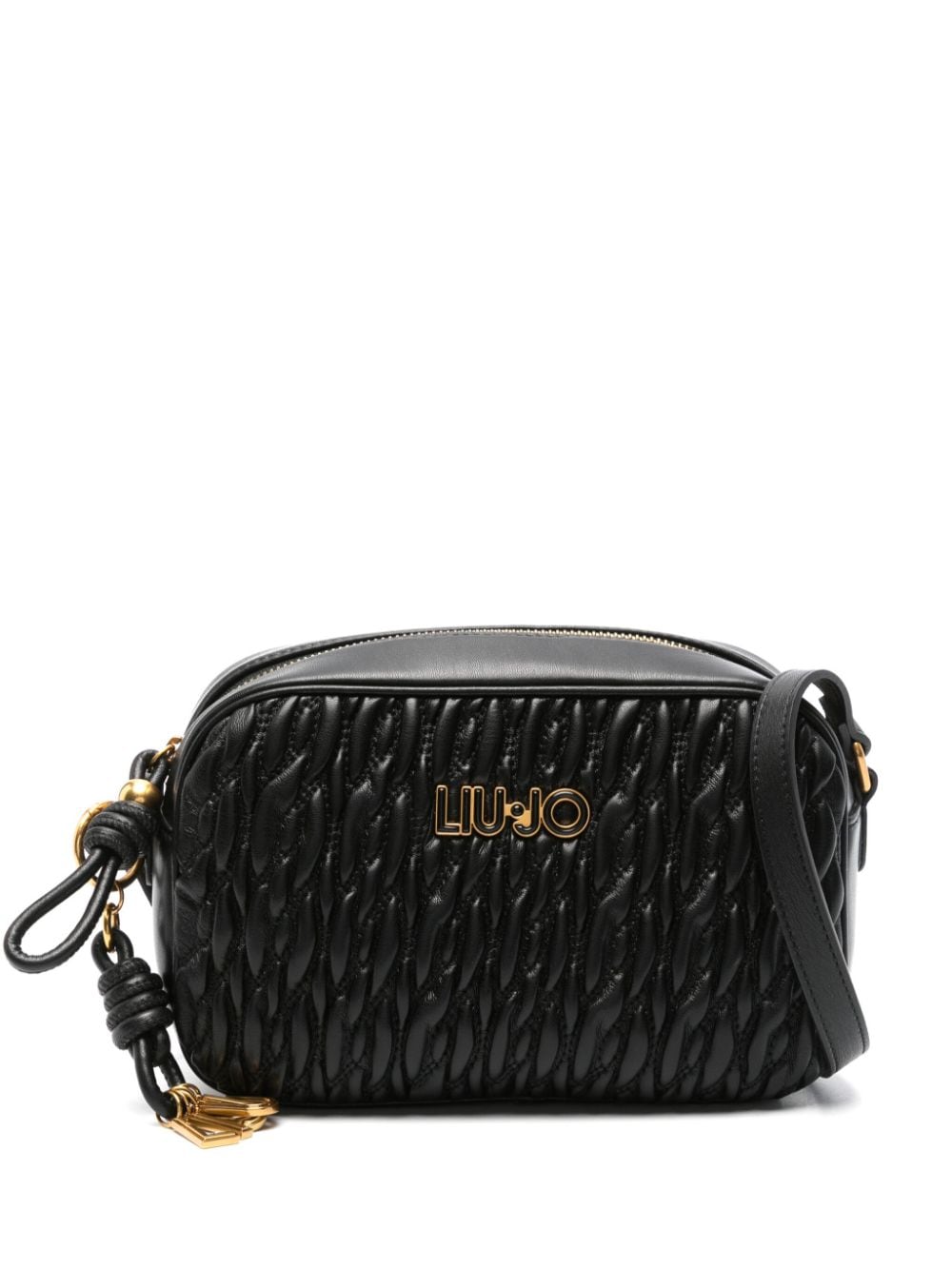 LIU JO quilted cross body bag – Black