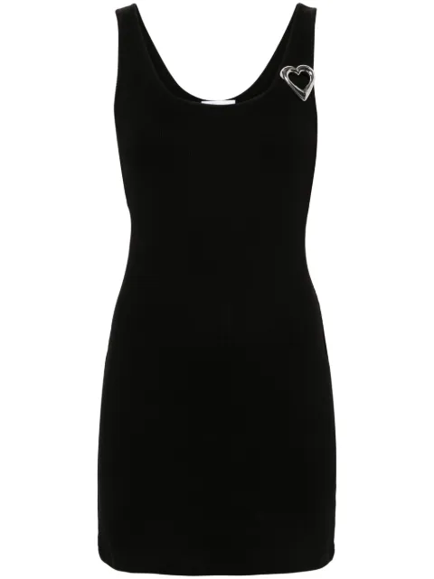 Blumarine brooch-detail minidress