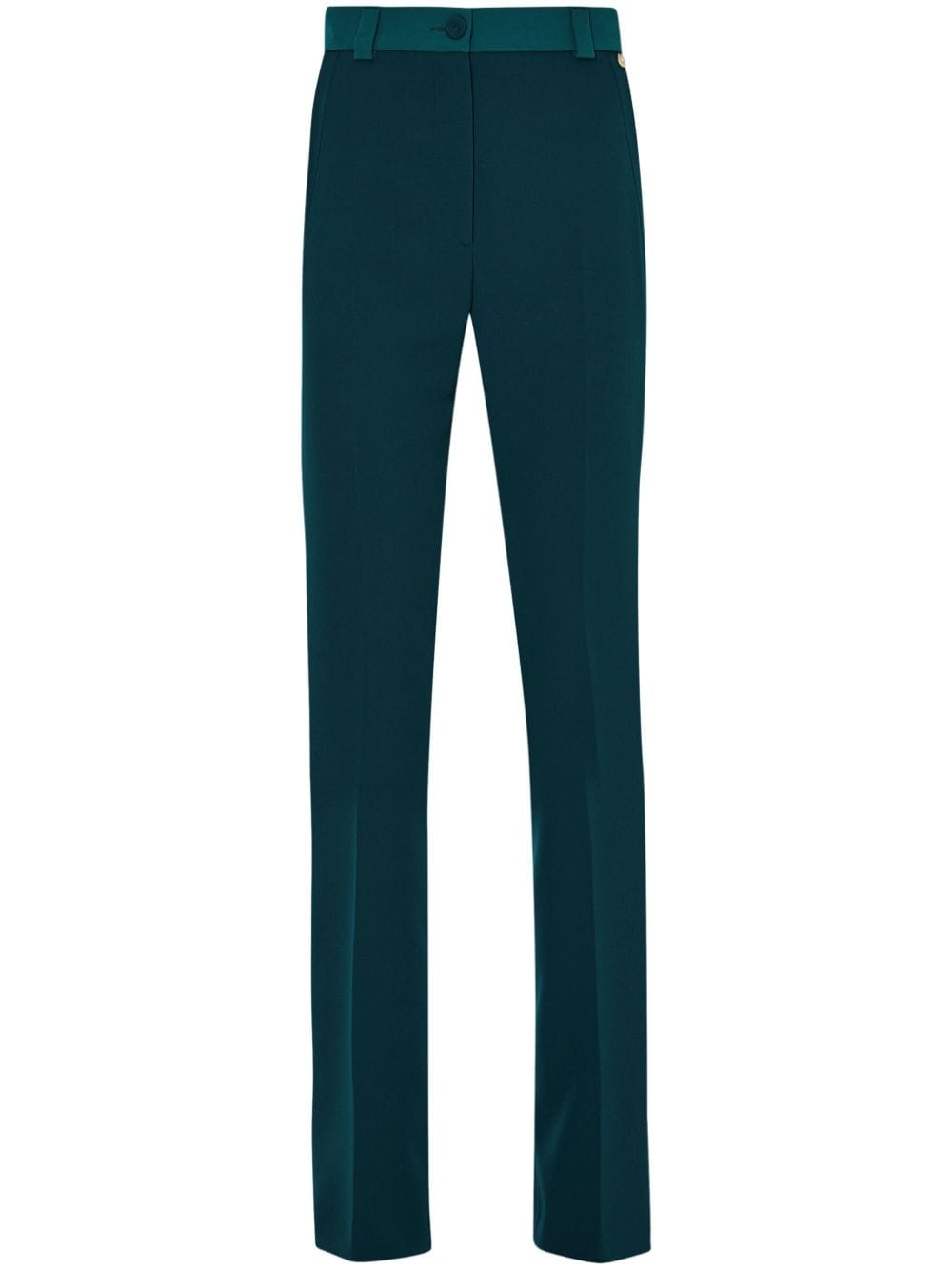 Liu •jo Flared Trousers In Green