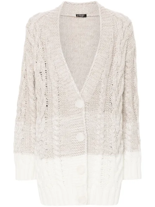 Cardigan en maille torsadée - LIU JO - Modalova