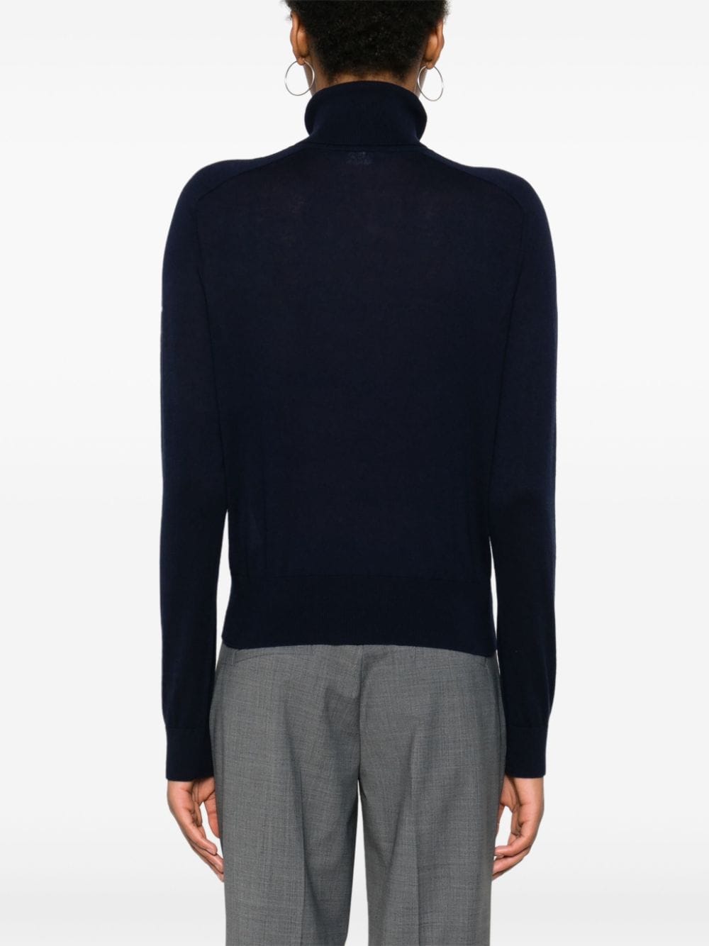 Shop Liu •jo Turtleneck Sweater In Blue