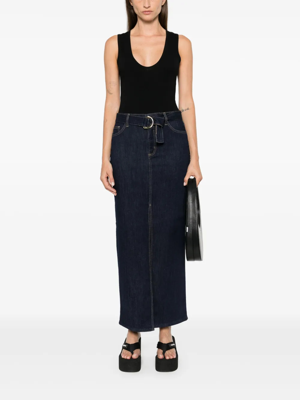 LIU JO Denim rok - Blauw