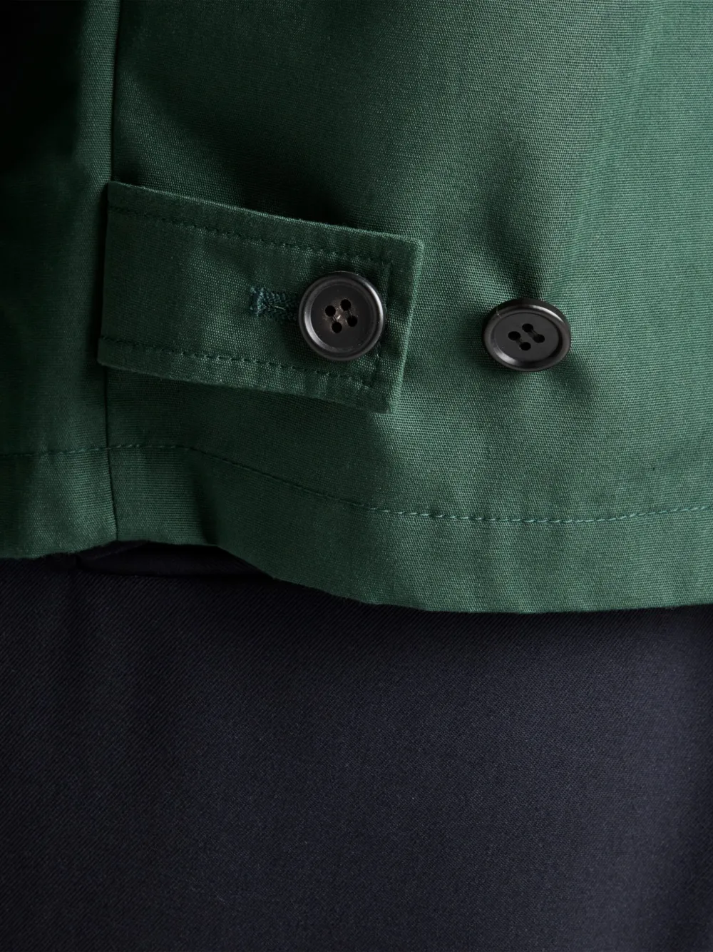 Prada Jack met logoprint en rits Groen