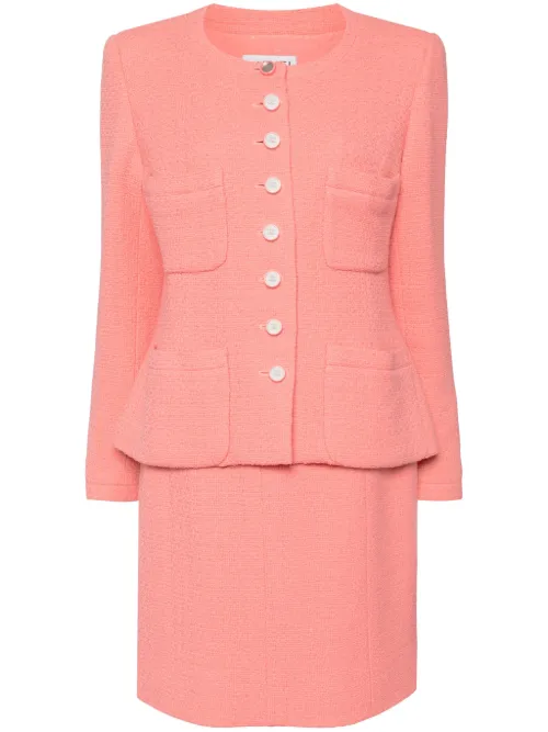 Tailleur-jupe en laine (1995) - CHANEL Pre-Owned - Modalova