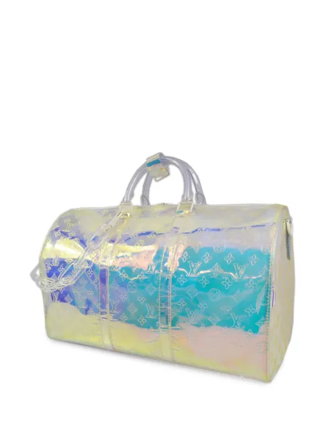 Louis Vuitton Pre-Owned x Virgil Abloh 2019 Prism Keepall Bandouliere 50 two-way travel bag M53271 - 1