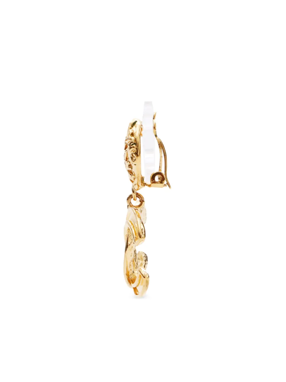 CHANEL Pre-Owned CC gold-plated earrings - Goud