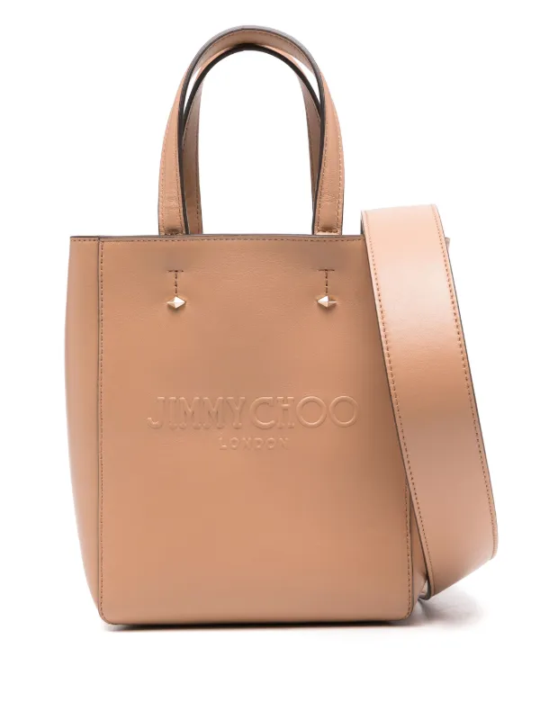 Jimmy Choo Medium Lenny North-South Tote Bag Neutrals