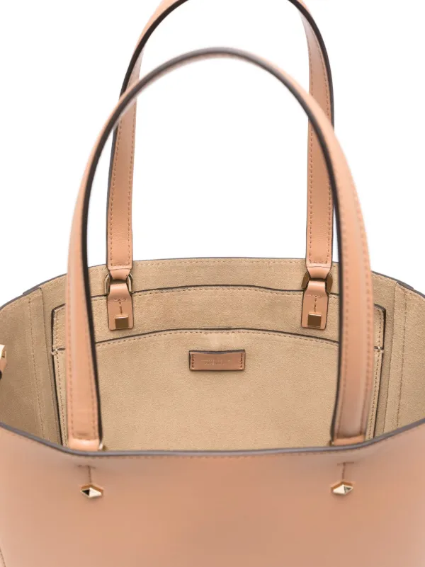 ★JIMMY CHOO★レニー ノースサウス Lサイズ Lenny | Storm/Gunmetal Embossed Leather Tote Bag | JIMMY CHOO
