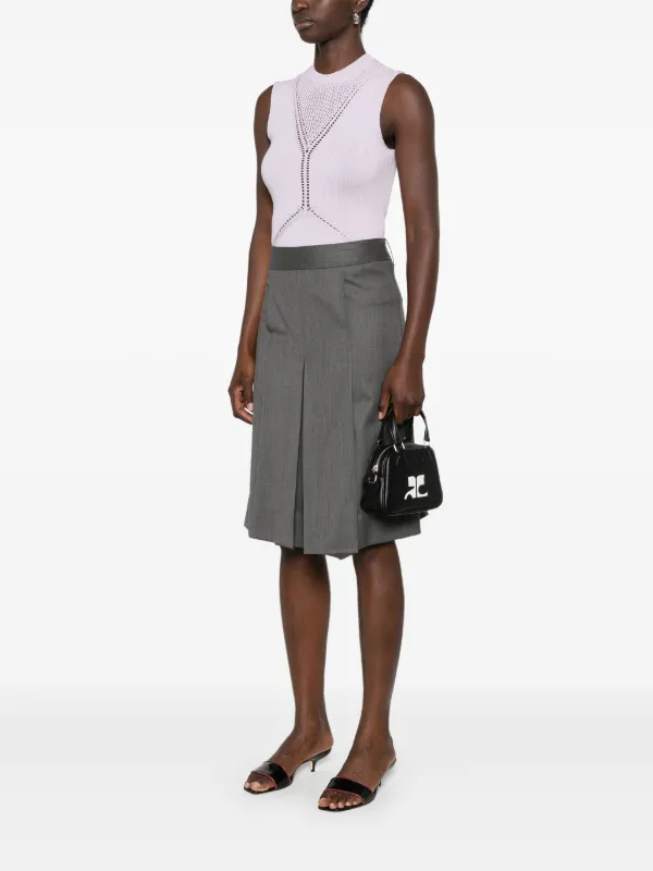 COURREGES クレージュ Re-Issue ショルダーバッグ Courrèges Re-Issue ショルダーバッグ | ブラック | FARFETCH JP