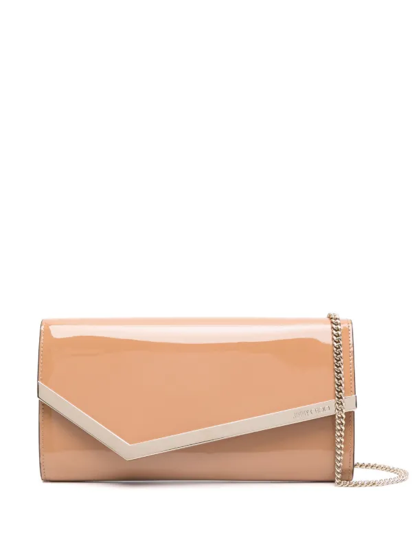 Jimmy Choo Emmie クラッチバッグ | ニュートラル | FARFETCH JP