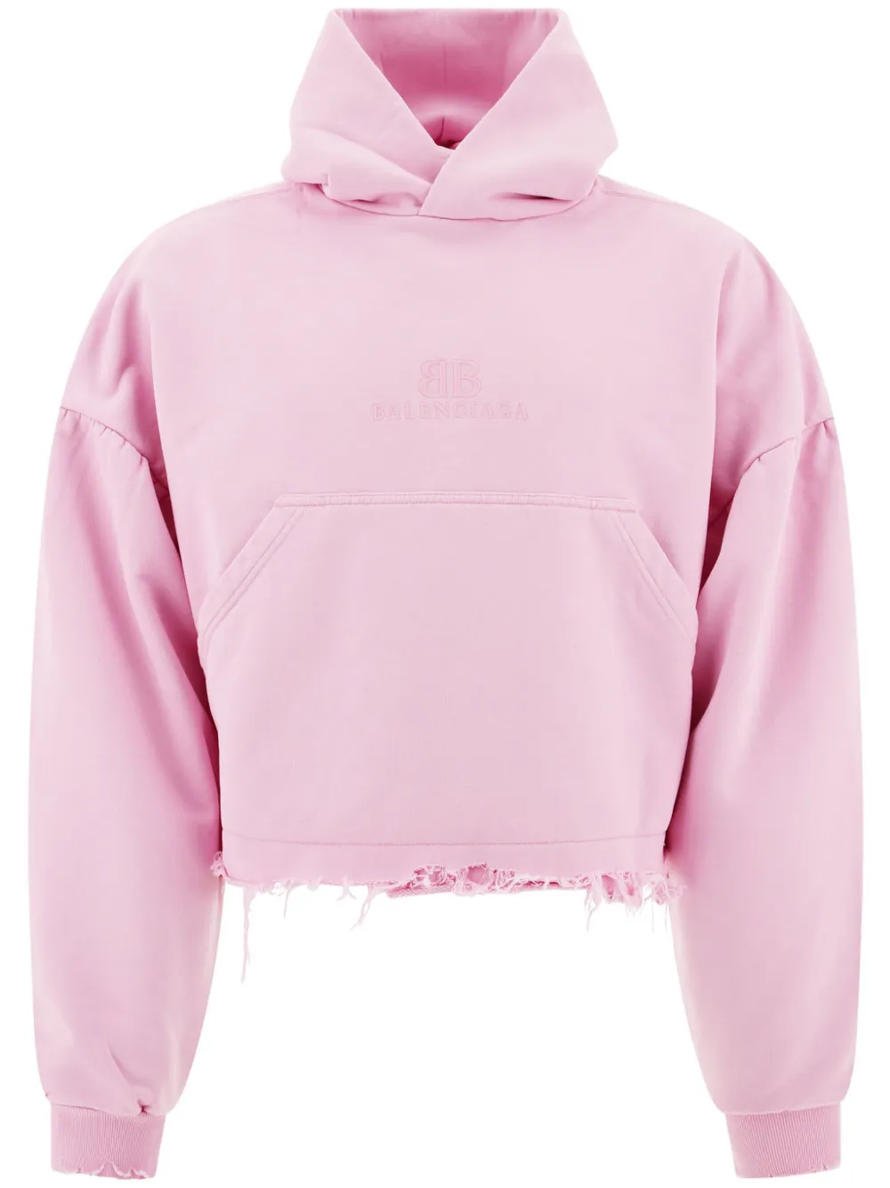 Balenciaga Hoodie met geborduurd logo Roze