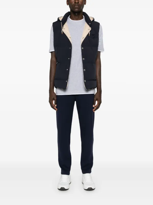 Brunello Cucinelli レイヤード Tシャツ | グレー | FARFETCH JP