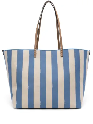 FENDI ストライプ トートバッグ | ニュートラル | FARFETCH JP