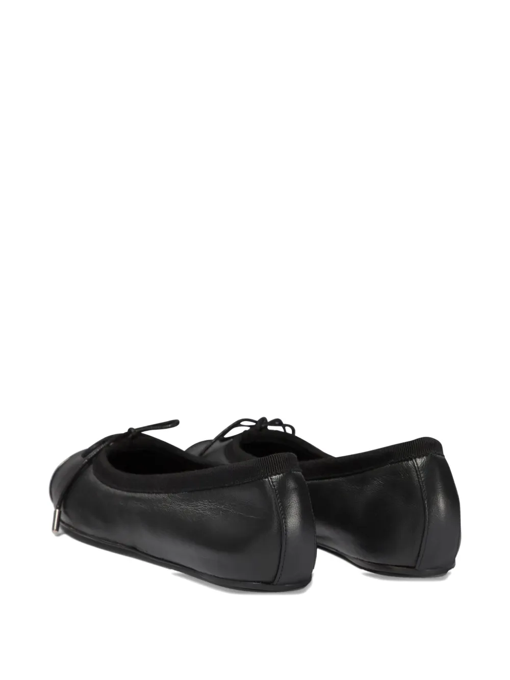 Alexander McQueen metal toe-cap ballet pumps Black
