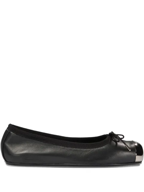 Alexander McQueen metal toe-cap ballet pumps