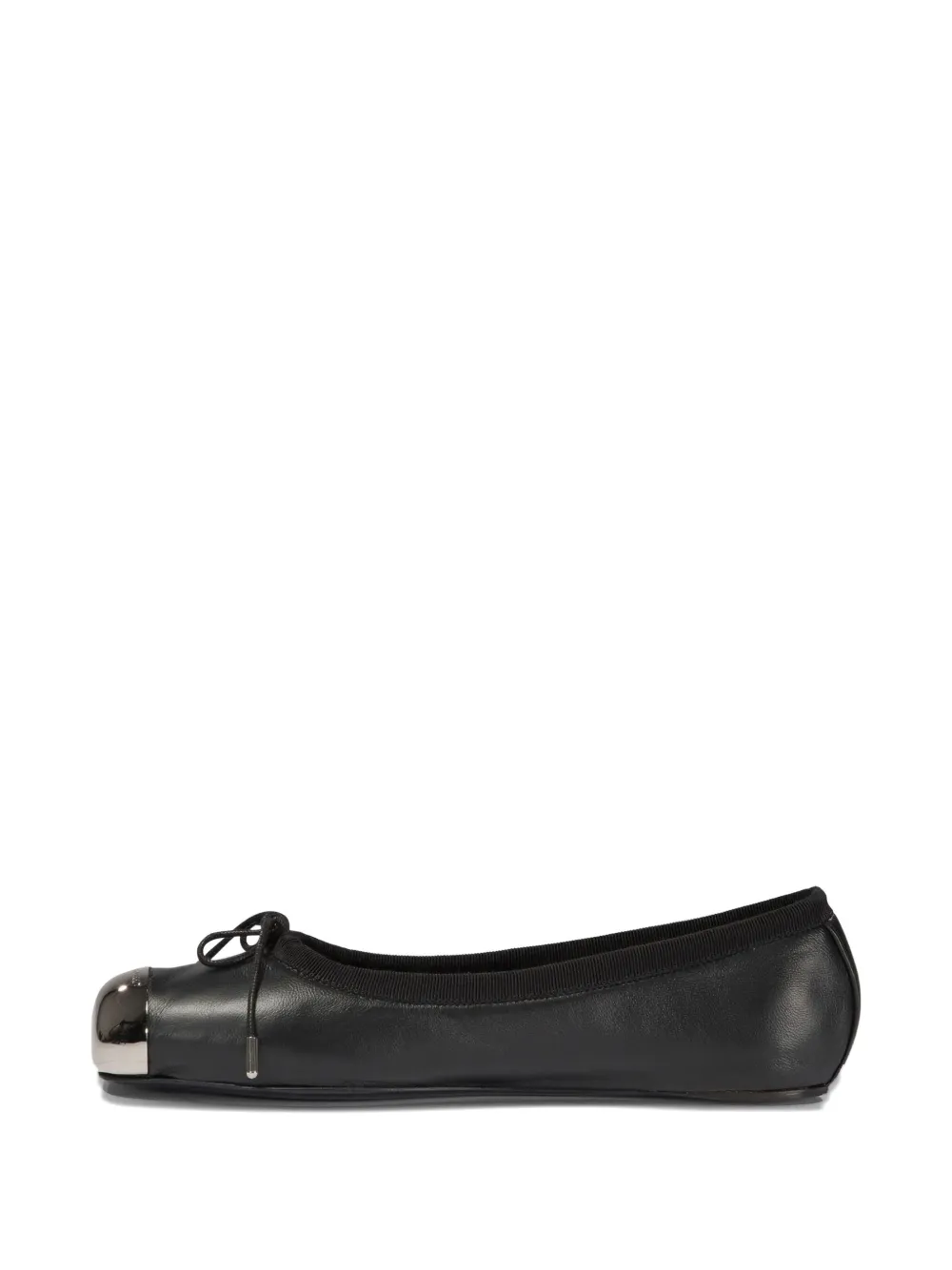 Alexander McQueen metal toe-cap ballet pumps Black