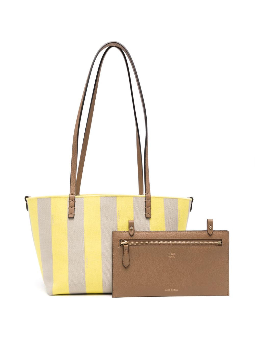 FENDI small Roll cotton tote bag