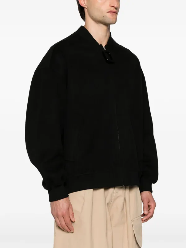 JW Anderson フェルト ボンバージャケット | ブラック | FARFETCH JP