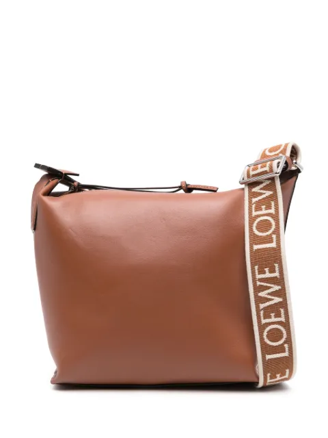 LOEWE small Cubi logo-strap crossbody bag