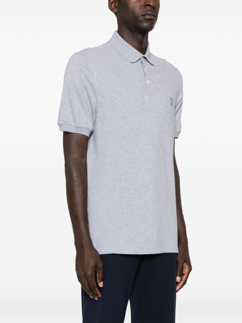 Lacoste logo-print cotton polo shirt Women