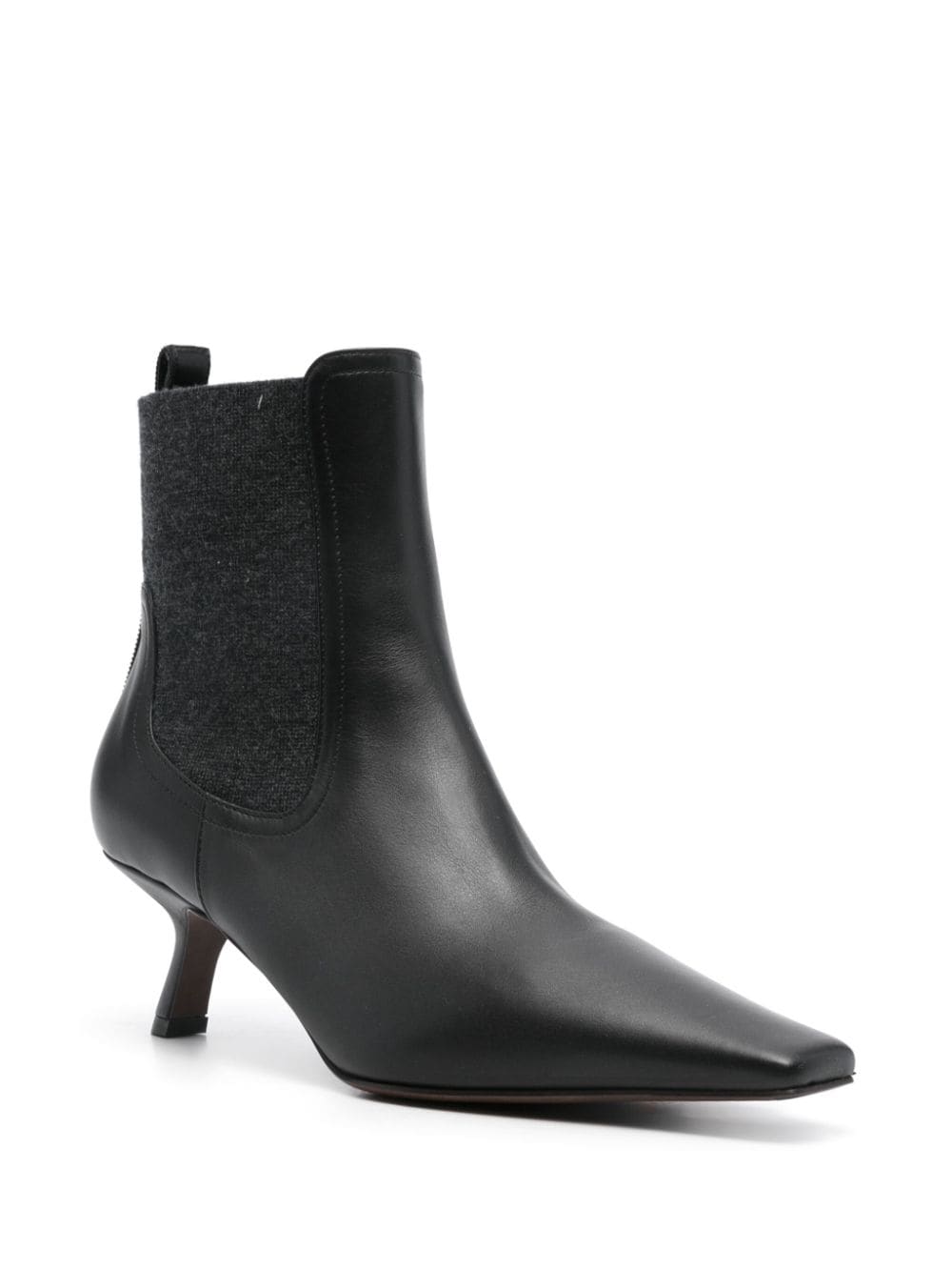 Brunello Cucinelli Monili ankle boots - Zwart