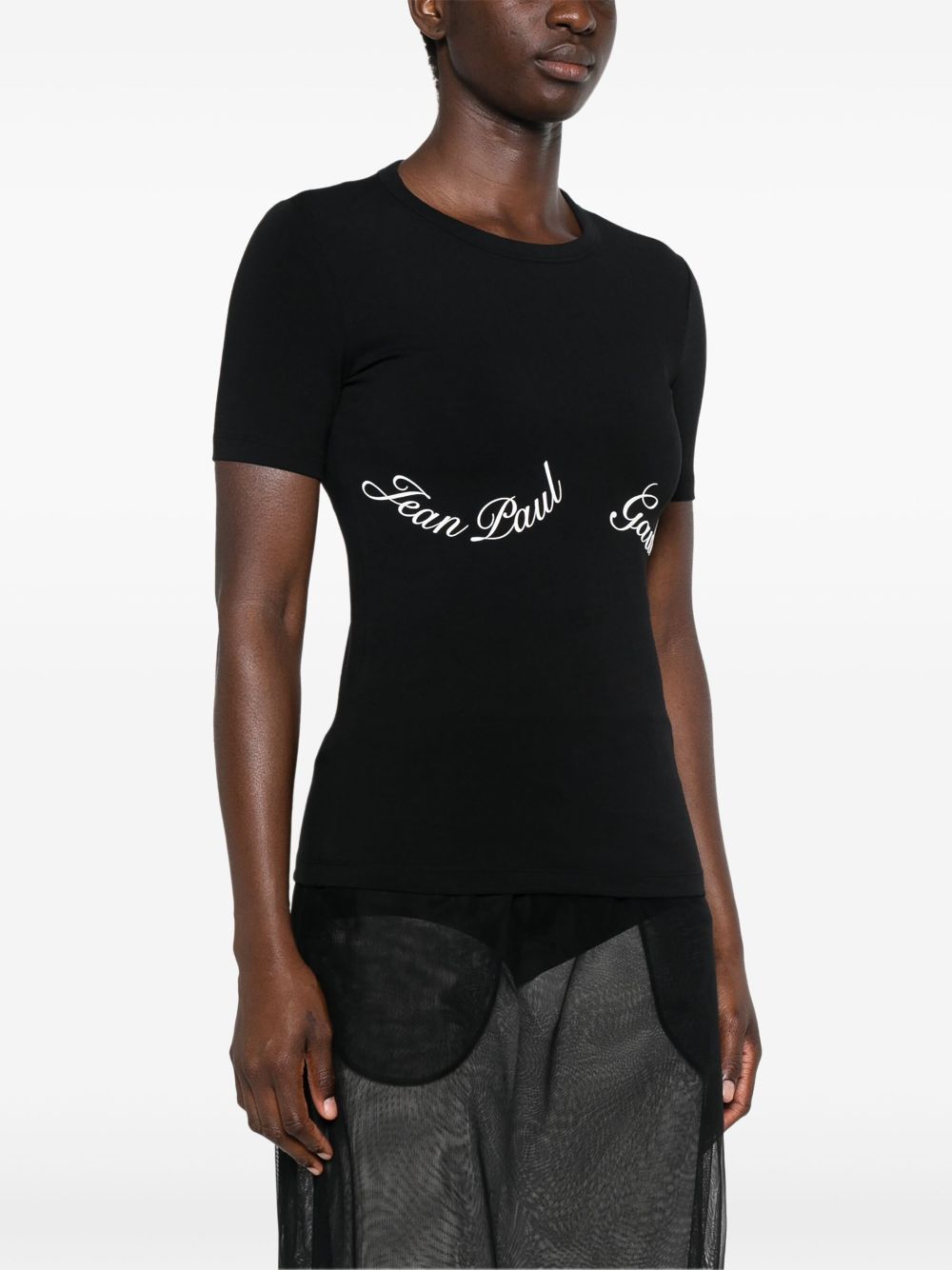 Affordable Lanvin logo-lettering cotton T-shirt Women