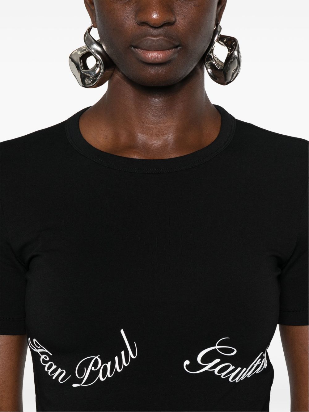 Affordable Lanvin logo-lettering cotton T-shirt Women