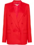 Stella McCartney wool double-breasted blazer - Red