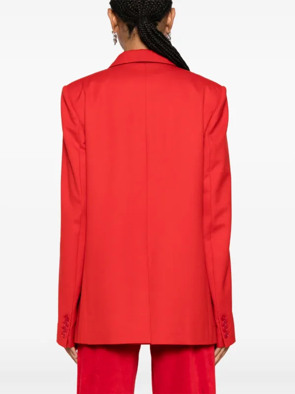 Stella McCartney Wool double-breasted Blazer | Red | FARFETCH
