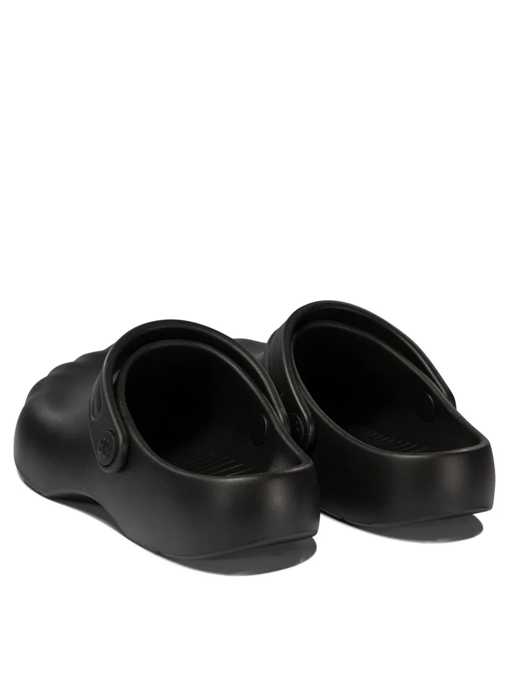 Balenciaga Sunday Molded Rubber Mules In Black