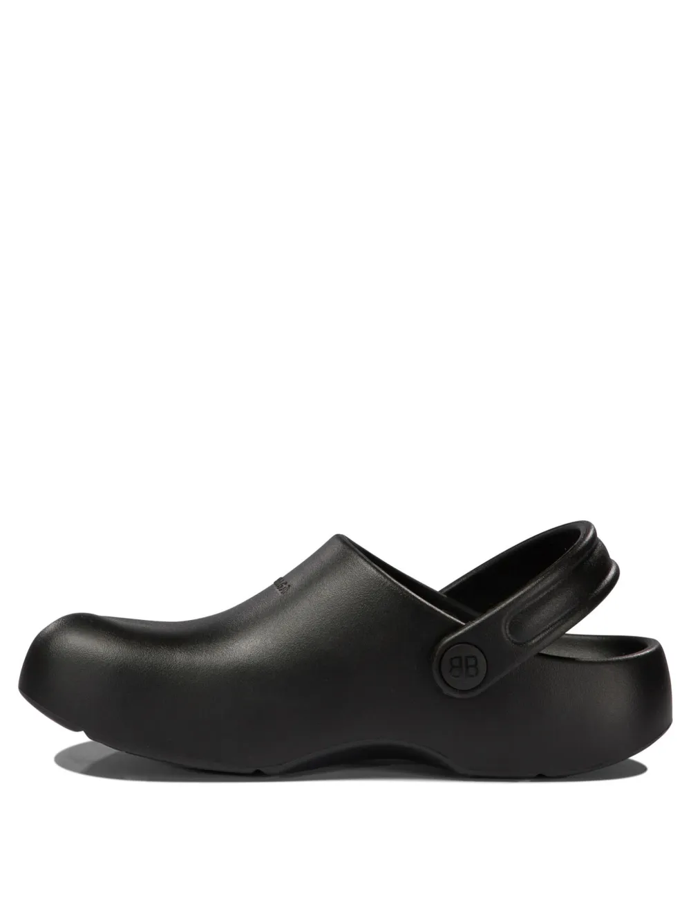 Balenciaga Sunday Molded Rubber Mules In Black