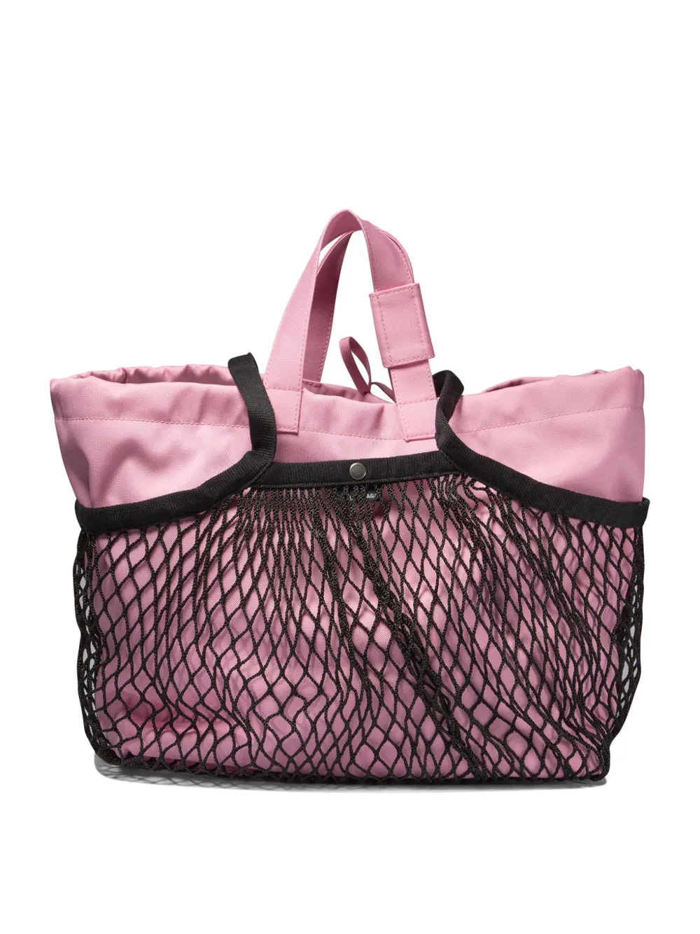 Balenciaga Kleine 24 7 gelaagde mesh shopper Roze
