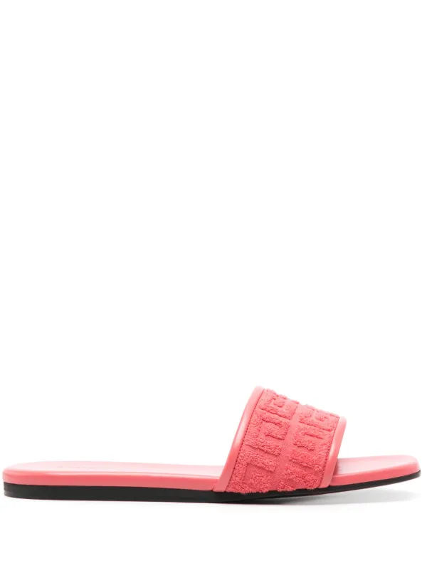 Givenchy 4G terry cloth Slides Pink FARFETCH CA