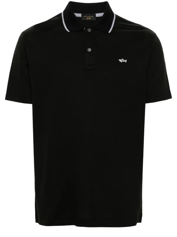 Tシャツ・カットソー PAUL & SHARK Polo Paul And Shark Logo Polo T Shirt Medium Grey | Mainline