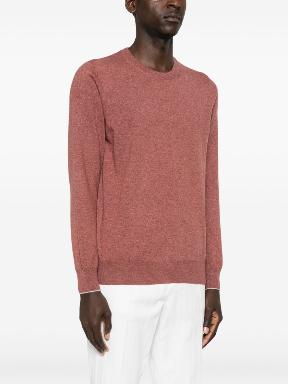 Brunello Cucinelli melange-effect jumper Men