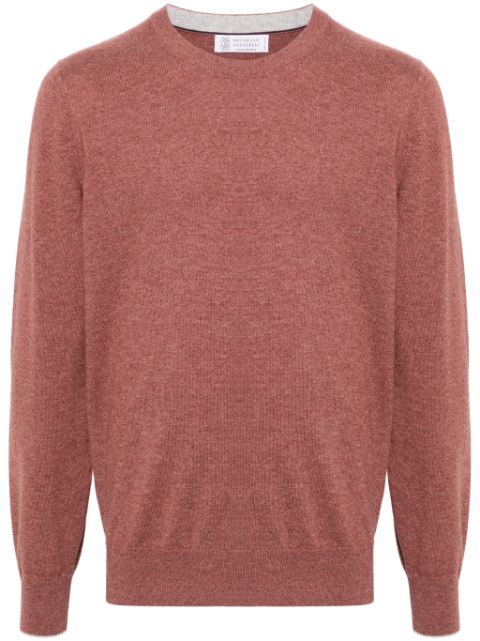 Brunello Cucinelli melange-effect jumper Men