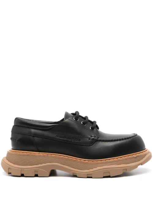 Derbies à logo embossé - Alexander McQueen - Modalova