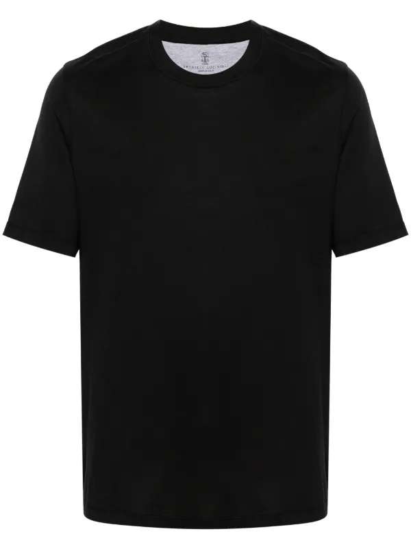 BRUNELLO CUCINELLI スリムフィット Tシャツ Brunello Cucinelli Camiseta Decote Careca Com Mangas Curtas