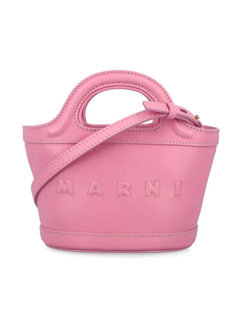 Marni Kids läderbälte med präglad logotyp