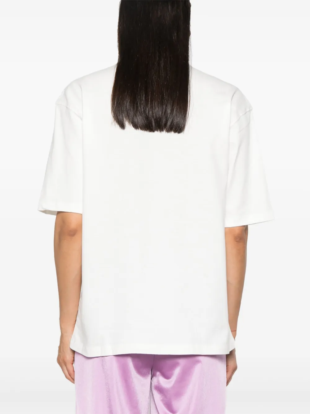 adidas Katoenen T-shirt met geborduurd logo Wit