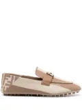 FENDI Baguette loafers - Neutrals