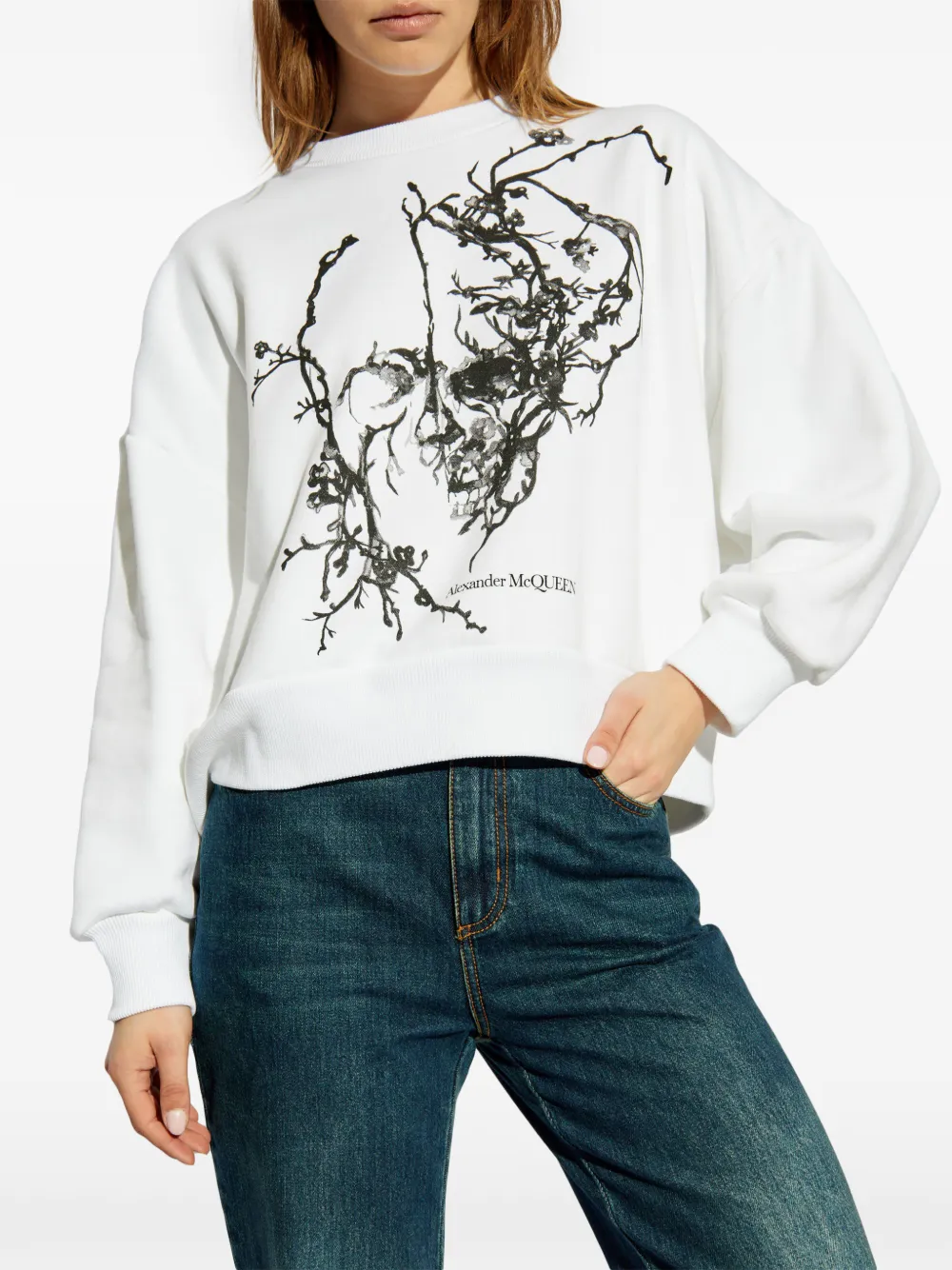 Alexander McQueen graphic-print sweatshirt | Sweaters | Image 2