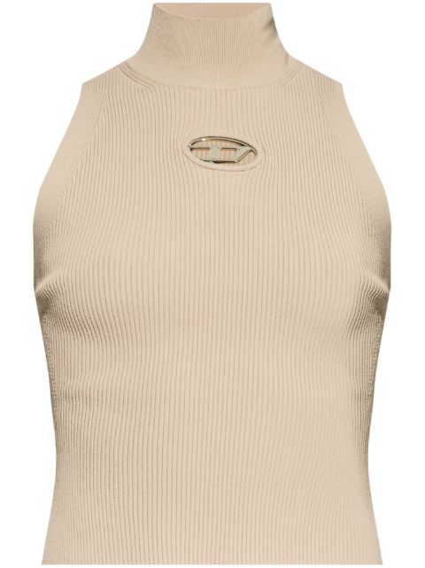 Diesel ribbed-knit high-neck top Women