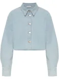 Gestuz washed buttoned shirt - Blue